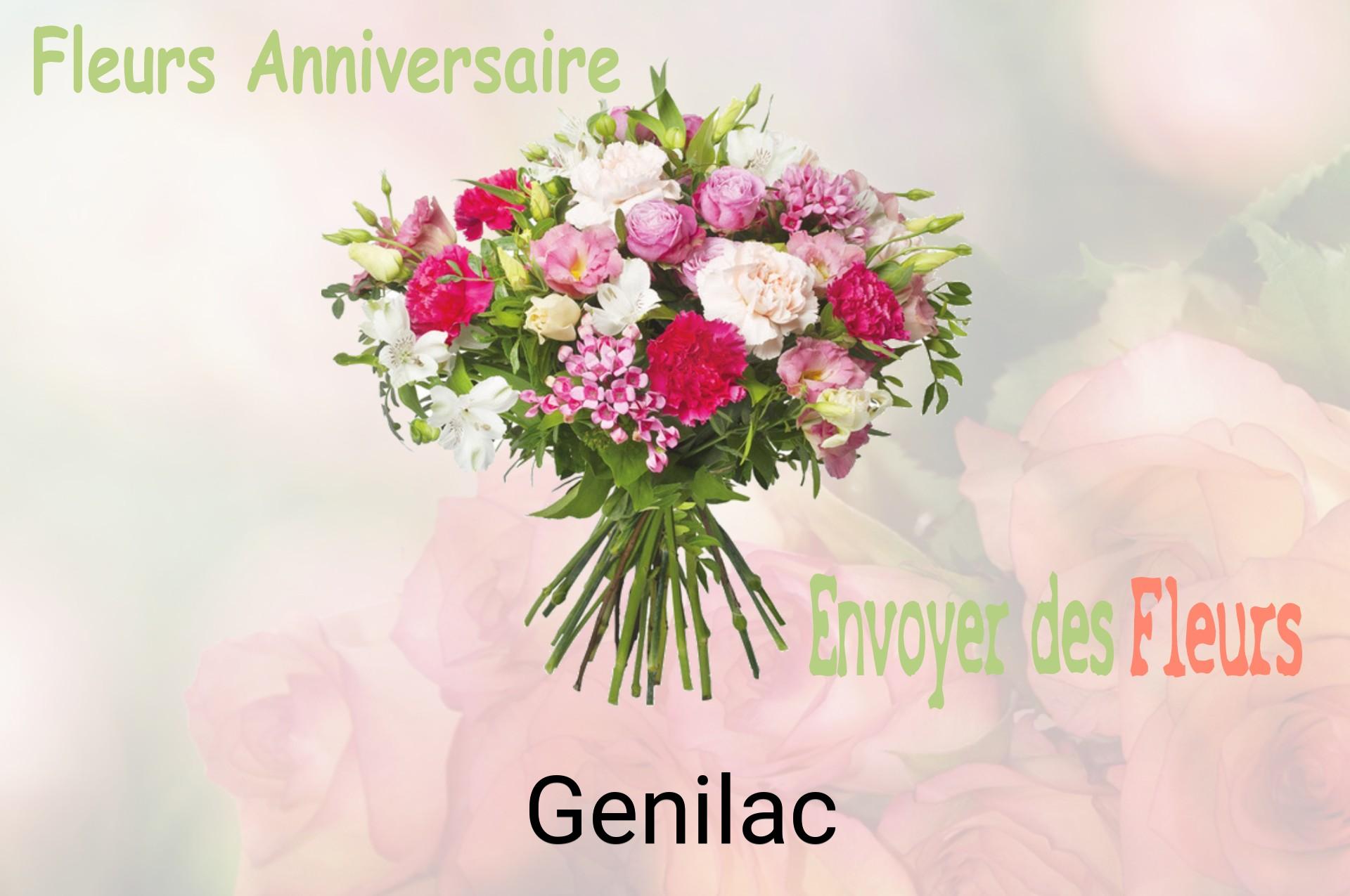 Bouquet de fleurs d’anniversaire livré à Genilac
